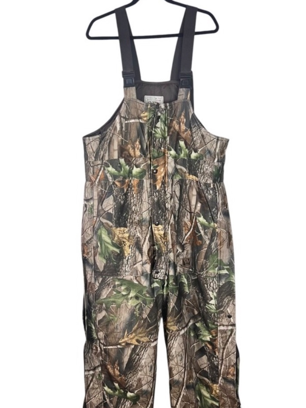 Walls Outdoors Mens Camo Insulated Hunting Bibs Overalls Large Regular 38-40